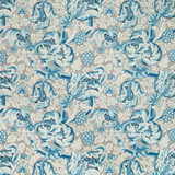 Kravet Basics Fabric Hullabaloo Atlantic BERMUDA COTTON - 90%;LINEN - 10% Pakistan MEDIUM Horizontal: 27 and Vertical: 25.25 54 - My Fabric Connection -
