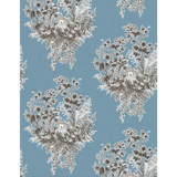 Gaston Y Daniela Wallcovering Valjunco Wp Azul LORENZO CASTILLO V VINYL - 100% Italy Horizontal: 0 and Vertical: 20.8 27.5 - My Fabric Connection -