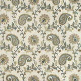 Kravet Design Fabric Saudade Paisley Dried Thyme BARCLAY BUTERA SAGAMORE LINEN - 92%;SPUN POLYESTER - 8% India Horizontal: 26.75 and Vertical: 25.5 54 - My Fabric Connection -