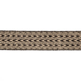 Kravet Couture Trim Onde Charcoal LINHERR HOLLINGSWORTH BOHEME II CHENILLE - 50%;LINEN - 50% China Horizontal: 0 and Vertical: 0 2.25 - My Fabric Connection -