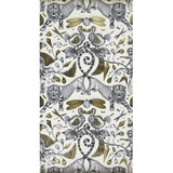 Clarke And Clarke Wallcovering Extinct Gold ANIMALIA BY EMMA J SHIPLEY FOR C&C United Kingdom Horizontal: 0 and Vertical: 18 20.5 - My Fabric Connection -