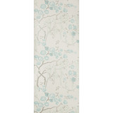 Kravet Design Wallcovering Peony Tree Aqua SARAH RICHARDSON WALLPAPER CELLULOSE - 50%;OTHER - 30%;POLYESTER - 20% United Kingdom Horizontal: and Vertical: 10.4 20.5 - My Fabric Connection -