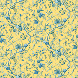 Bassett Mcnab Fabric 7425-9 Ariel BASSETT MCNAB PRINTS 100%COT ENGLAND Horizontal: 0 and Vertical: 36 54 in - My Fabric Connection -