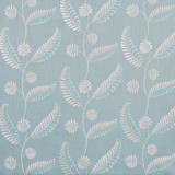 Carole Fabric Easy Breezy Powder Blue Pink Jade 85% Polyester, 15% Linen India N/A Horizontal: 25" D and Vertical: 15 1/4" V 50.75" - My Fabric Connection -