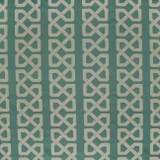 Carole Fabric Grand Cable Laurel Emerald Ocean 100% Polyester India N/A Horizontal: 9 1/8" and Vertical: 8 1/2" V 54" - My Fabric Connection -