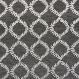 Carole Fabric One Morning Raven SILVER FOX 67% Polyester, 33% Cotton India Passes 30,000 Double Rubs Wyzenbeek Horizontal: 9" and Vertical: 9 1/2" V 54" - My Fabric Connection -