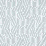 Carole Fabric Revolving Door Seafoam Modern Edge 100% Polyester India N/A Horizontal: 13 3/4" and Vertical: 19 7/8" V 55" - My Fabric Connection -