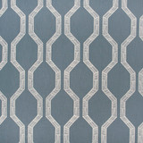 Carole Fabric Seemingly Knot Dusty Blue Blue Forest 100% Cotton India N/A Horizontal: 10 5/8" D and Vertical: 15 1/8" V 52" - My Fabric Connection -