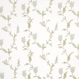 Carole Fabric Think Of Me Spring Blue Forest 50% Polyester, 50% Cotton India N/A Horizontal: 16 3/8" and Vertical: 15 3/8" V 5075" - My Fabric Connection -