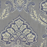 Carole Fabric Voice Over Cobalt Fountain Gate 100% Polyester Turkey N/A Horizontal: 13 7/8" and Vertical: 11 7/8" V 59" - My Fabric Connection -
