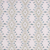 Carole Fabric World Travels Greenery Pink Jade 71% Polyester, 29% Cotton India 25,000 Wyzenbeek Double Rubs Horizontal: 6 1/2" and Vertical: 6 1/4" V 52" - My Fabric Connection -