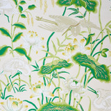 Schumacher Wallcovering Lotus Garden Leaf 5008433 Wallcovering Paper UNITED STATES OF AMERICA </p><p>Repeat: H: HORZ. 27" (69CM) , V: VERT. 43 3/4" (111CM) 27 - My Fabric Connection - Schumacher Wallcovering Lotus Garden Leaf 5008433 Wallcovering Paper UNITED STATES OF AMERICA </p><p>Repeat: H: HORZ. 27" (69CM) , V: VERT. 43 3/4" (111CM) 27 - My Fabric Connection -
