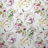 Carole Fabric Lucky Stroke Porcelain Imperial Garden 100% Polyester-Latex Backing China Passes 40,000 Double Rubs Wyzenbeek </p><p>Repeat: 27" V, 27" H 56" - My Fabric Connection -