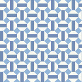 Cole & Son Wallcovering Alicatado Hyacinth On Chalk COLE & SON SEVILLE NON WOVEN - 100% United Kingdom Horizontal: 20.5 and Vertical: 5.1 20.5 - My Fabric Connection -