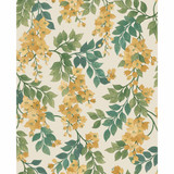 Cole & Son Wallcovering Bougainvillea Marigold/Lf Grn/Emerald/Parc COLE & SON SEVILLE NON WOVEN - 100% United Kingdom Horizontal: 20.5 and Vertical: 25.2 20.5 - My Fabric Connection -