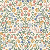Cole & Son Wallcovering Court Embroidery C,M,H/P COLE & SON HISTORIC ROYAL PALACES-GREAT MASTERS NON WOVEN - 100% United Kingdom Horizontal: 20.5 and Vertical: 20.5 20.5 - My Fabric Connection -
