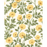 Cole & Son Wallcovering Hampton Roses Mrg&Ogrn/Wh COLE & SON HISTORIC ROYAL PALACES-GREAT MASTERS NON WOVEN - 100% United Kingdom Horizontal: 20.5 and Vertical: 25.2 20.5 - My Fabric Connection -
