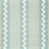 Lee Jofa Fabric Whitaker Print Ocean/Gold AVONDALE LINEN - 100% India Horizontal: 26.5 and Vertical: 3.35 53 - My Fabric Connection -