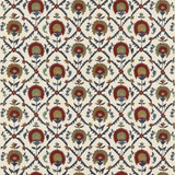 G P & J Baker Fabric Winchelsea Red/ Blue PORTOBELLO LINEN - 66%;POLYESTER - 34% India Horizontal: 24.822 and Vertical: 12.608 49.644 - My Fabric Connection -