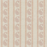 G P & J Baker Fabric Vintage Paisley Red PORTOBELLO LINEN - 100% India Horizontal: 9.062 and Vertical: 5.516 54.372 - My Fabric Connection -