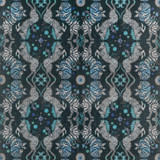 Clarke And Clarke Fabric Caspian Velvet Navy WILDERIE BY EMMA J SHIPLEY FOR C&C POLYESTER - 100% Spain HEAVY Horizontal: 27 and Vertical: 25.12 55 - My Fabric Connection -