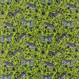Clarke And Clarke Fabric Protea Velvet Lime WILDERIE BY EMMA J SHIPLEY FOR C&C POLYESTER - 100% Spain HEAVY Horizontal: 27 and Vertical: 25.36 55 - My Fabric Connection -
