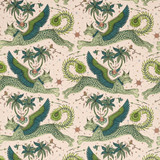 Clarke And Clarke Fabric Lynx Linen Pink WILDERIE BY EMMA J SHIPLEY FOR C&C COTTON - 60%;LINEN - 40% Spain HEAVY Horizontal: 27 and Vertical: 34.1 54 - My Fabric Connection -