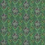 Clarke And Clarke Fabric Silverback Linen Green WILDERIE BY EMMA J SHIPLEY FOR C&C COTTON - 60%;LINEN - 40% Spain HEAVY Horizontal: 27 and Vertical: 32.41 54 - My Fabric Connection -