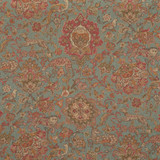 Mulberry Fabric Wild Things Teal MULBERRY LONG WEEKEND VISCOSE - 67%;LINEN - 33% United Kingdom Horizontal: 54.372 and Vertical: 38.612 54.372 - My Fabric Connection -
