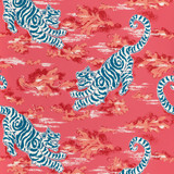 Lee Jofa Wallcovering Bongol Paper Poppy MINDORO WALLPAPER PAPER - 100% United States Horizontal: 27 and Vertical: 19 27 - My Fabric Connection -