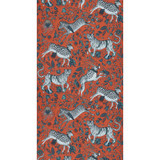 Clarke And Clarke Wallcovering Protea Coral WILDERIE BY EMMA J SHIPLEY FOR C&C NON WOVEN - 100% United Kingdom Horizontal: 0 and Vertical: 20.48 21 - My Fabric Connection -