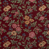 Charlotte Fabric D2059 Merlot Bouquet Tapestry Classics II 70% Polyester, 30% Cotton Asia Exceeds 30,000 Wyzenbeek Rubs (Heavy Duty) </p><p>Repeat: Horizontal: 14" x Vertical: 14" 54 Inches - My Fabric Connection -