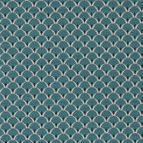 Charlotte Fabric D2139 Aqua Scales Small Scale Patterns 100% Woven Polyester Asia Exceeds 100,000 Wyzenbeek Rubs (Heavy Duty) </p><p>Repeat: Horizontal: 1" x Vertical: 1" 54 Inches - My Fabric Connection -