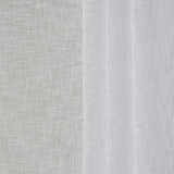 Carole Fabric Afternoon Sunlight White Sheer Philosophy 100% Polyester Turkey None 118" - My Fabric Connection -