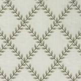 PKL Studio Fabric Clover Lane Emb Birch 410571 Base 100% Polyester Emb 100% Viscose India 51000 Horizontal: 5.38 and Vertical: 6.25 55 - My Fabric Connection -