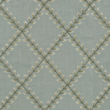 PKL Studio Fabric Clover Lane Emb Mist 410573 Base 100% Polyester Emb 100% Viscose India 51000 Horizontal: 5.38 and Vertical: 6.25 55 - My Fabric Connection -