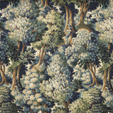 Maxwell Fabric Roanoke # 529 Forest PRINT GALLERY 100% COTTON SPAIN V-36"H-27" 54" - My Fabric Connection -