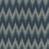 PKL Studio Fabric Chevron Chenille Indigo 411250 93% Polyester, 7% Cotton India 51000 Horizontal: 1.75 and Vertical: 4 54 - My Fabric Connection -