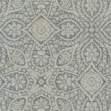 PKL Studio Fabric Damask Foliage Indigo 411500 74%Polyester 21%Cotton 5%Linen India 51000 Horizontal: 13.5 and Vertical: 13.8 54 - My Fabric Connection -