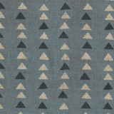 PKL Studio Fabric Nomadic Triangle Blue Smoke 408455 75% cotton, 25% linen Pakistan 30000 Horizontal: 13.5 and Vertical: 12.6 54 - My Fabric Connection -