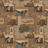Charlotte Fabric D2661 Nature Beige Novelty Tapestry 55% Cotton, 45% Polyester Asia Exceeds 30,000 Wyzenbeek Rubs </p><p>Repeat: Horizontal 14" x Vertical 14" 54 Inches - My Fabric Connection -