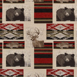 Charlotte Fabric D2694 Sedona Berry Novelty Tapestry 100% Polyester Asia Exceeds 150,000 Wyzenbeek Rubs </p><p>Repeat: Horizontal 14" x Vertical 13" 54 Inches - My Fabric Connection -