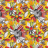 Charlotte Fabric D2769 Canary Patio Prints II 100% Spun Polyester Asia Exceeds 60,000 Wyzenbeek Rubs </p><p>Repeat: Horizontal 25.5" x Vertical 25.5" 54 Inches - My Fabric Connection -