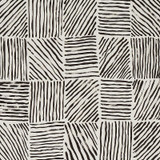 Schumacher Fabric Katama Black 179900 New Wave: Black & White 27.0" - My Fabric Connection - Schumacher Fabric Katama Black 179900 New Wave: Black & White 27.0" - My Fabric Connection -