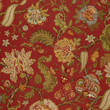 Schumacher Fabric Chalfont Paprika 172741 The Libray Collection 29.0" - My Fabric Connection - Schumacher Fabric Chalfont Paprika 172741 The Libray Collection 29.0" - My Fabric Connection -