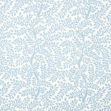 Schumacher Fabric Temple Garden Ii Sky On Ivory 179503 Preppy Chic 13.5" - My Fabric Connection - Schumacher Fabric Temple Garden Ii Sky On Ivory 179503 Preppy Chic 13.5" - My Fabric Connection -