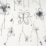 Schumacher Fabric Come Back As A Flower Soft Black 180520 Hera Ford 54.88" - My Fabric Connection - Schumacher Fabric Come Back As A Flower Soft Black 180520 Hera Ford 54.88" - My Fabric Connection -
