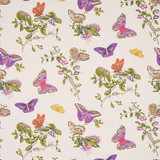 Schumacher Wallcovering Baudin Butterfly Purple 5010692 Wallcovering Paper UNITED STATES OF AMERICA </p><p>Repeat: H: HORZ. 26 7/9" (68CM), V: VERT. 18 8/9" (48CM) 27 - My Fabric Connection -