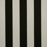 Sunbrella Fabric 5704 Beaufort Black / White 6 Bar Sunbrella Awning Stripes 100% Sunbrella® Acrylic USA or Imported 10-Year Horizontal: and Vertical: 46 in. - My Fabric Connection -