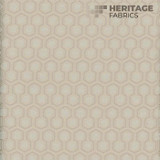 Heritage Fabric Murray Champagne - 100% Polyester India 3,000 Horizontal: 0.85" and Vertical: 1.5" 54" - My Fabric Connection -